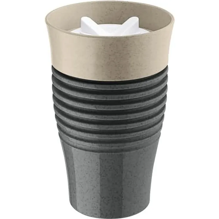 koziol Thermobecher SAFE TO GO 7797281 400ml ash grey/sand