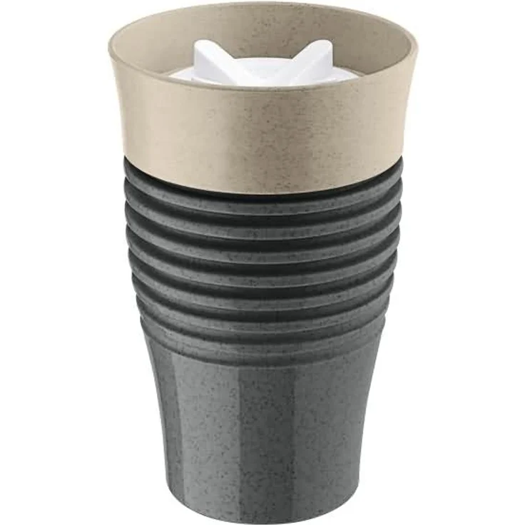 koziol Thermobecher SAFE TO GO 7797281 400ml ash grey/sand