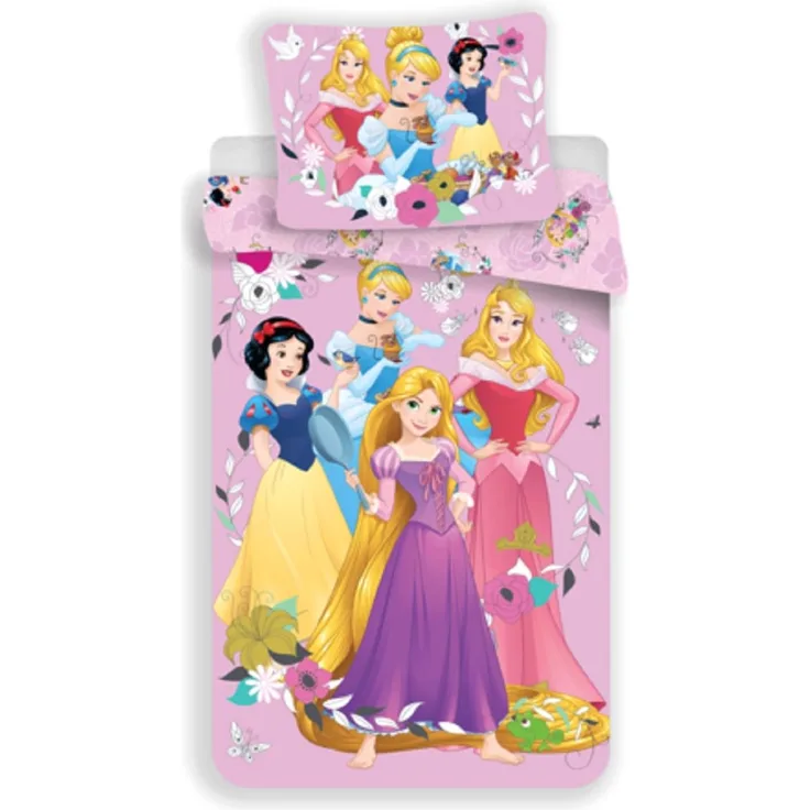 Disney Princess Mädchen Bettwäsche 140x200 cm 100% Baumwolle