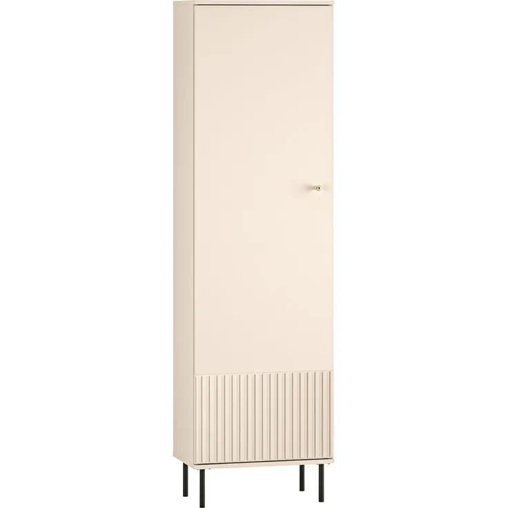 Selsey “Caletto’ Garderobenschrank eintürig, beige, ca. 190 x 55 x 34 cm
