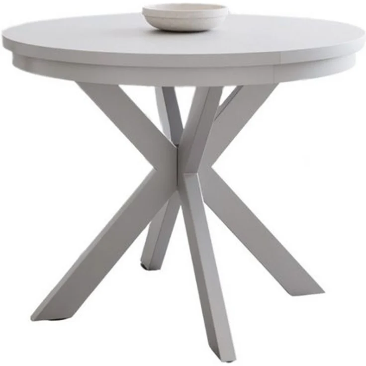 Compleo Esstisch modern, Metallbeine, Runder Esszimmertisch BELLAMI, TOPPSELLER, MADE IN EU – Bild 3