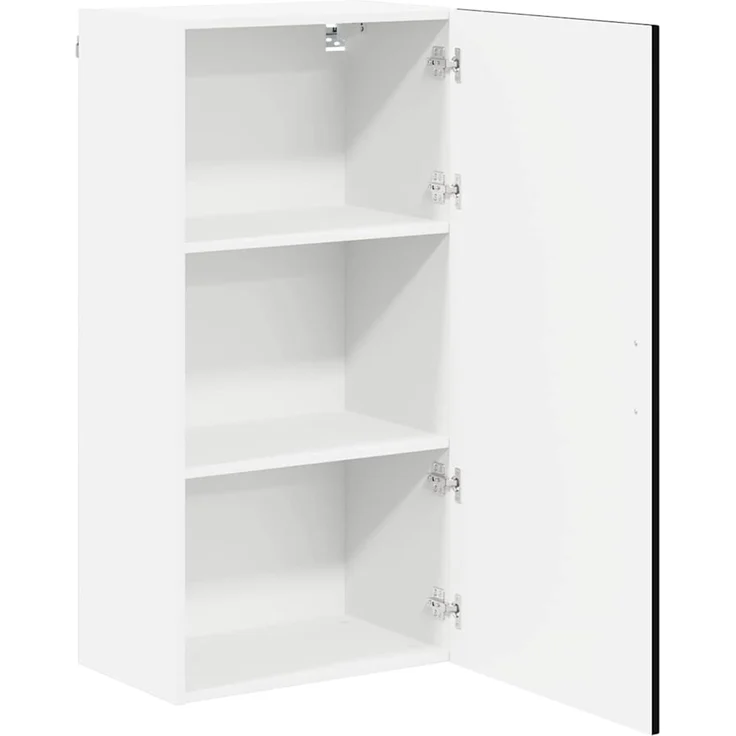 Hängeschrank, Küchenschrank Schwarz 50 x 31 x 100 cm Holzwerkstoff – Bild 5