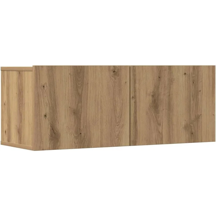 vidaXL 7-tlg. TV-Schrank-Set Wandmontage Artisan-Eiche Holzwerkstoff 3329014 – Bild 3