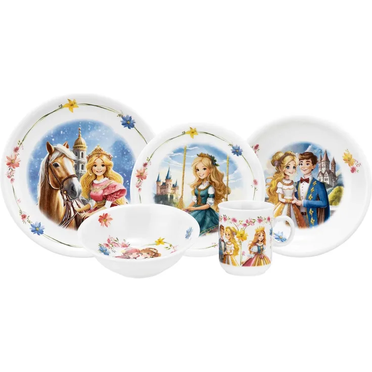 Seltmann Weiden Compact Kindergeschirr Set 5-teilig - Prinzessin