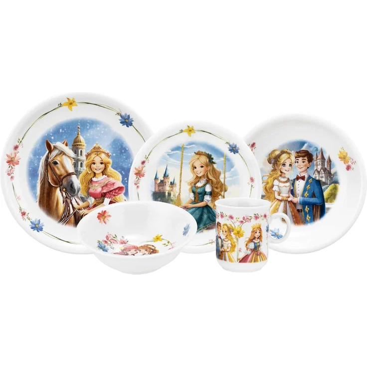 Seltmann Weiden Compact Kindergeschirr Set 5-teilig - Prinzessin – Bild 1
