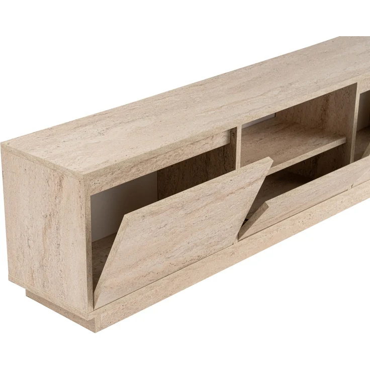 TV-Ständer, 'Vanguard', 42 x 29,5 x 160, Travertin – Bild 8