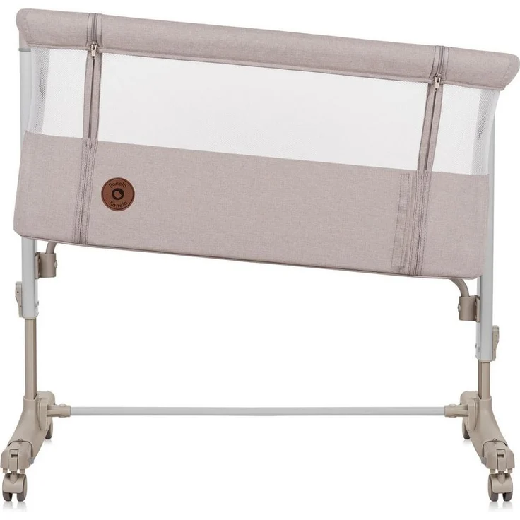 Lionelo Aurora 3 in 1 Babybett bis 9 kg, Beistellbett, Wiege, Höhenverstellug und Einstellung der Neigung der Matratze, 4 Räder mit Bremse Ergonomische Matratze Tasche – Bild 2