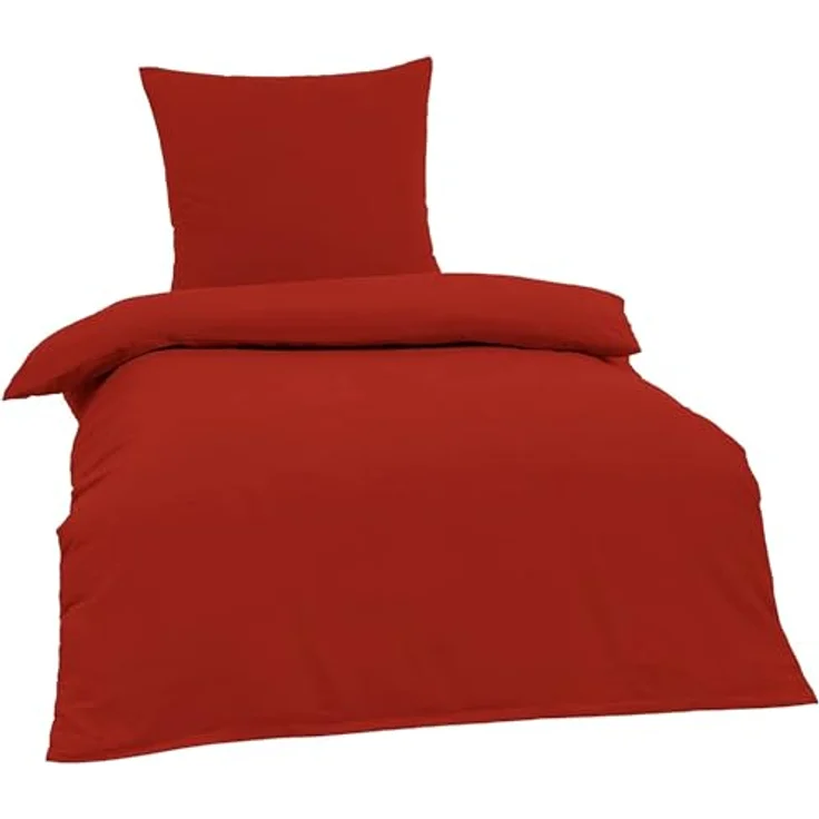 Brielle Bettwäsche Renforcé Set aus 100% Baumwolle - 135x200 cm - Gelb/Blau/Schwarz/Grau, 2 teilig, Mit Reißverschluss, 100% Baumwolle – Bild 3