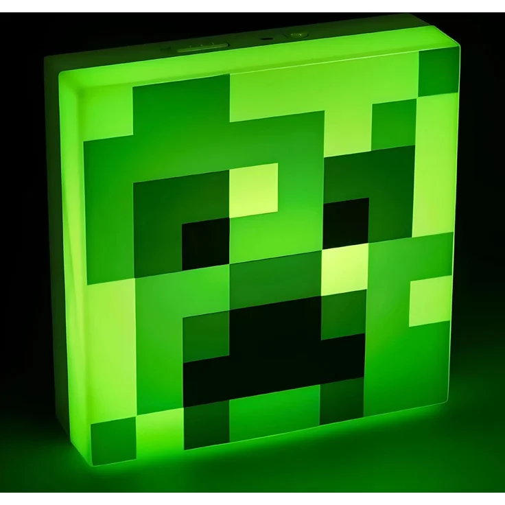 Minecraft Paladone Creeper Nachtlicht, Nachtlichtsensor-Funktion, tragbar, klebende Rückseite zur Wandplatzierung, offizielles lizenziertes Geschenk und Schlafzimmerdekor Fans – Bild 2