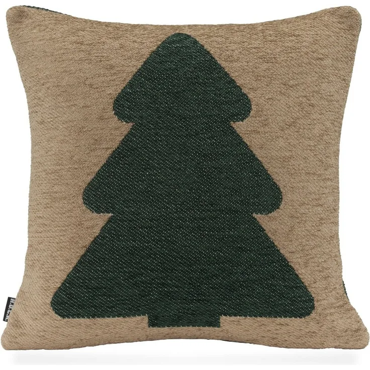 H.O.C.K. Dekokissen X-Mas Tree, Weihnachtszeit, Tannenbaum, inkl. Füllung, Bezug mit Reißverschluss