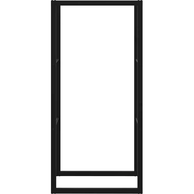 vidaXL Brennholzregal Schwarz 55x30x116 cm Stahl 4018465 – Bild 4