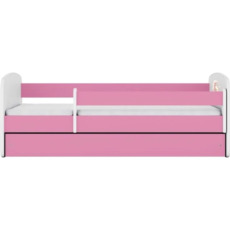 Raumhirsch Furniture Kinderbett 70x140, 80x160, 80x180 cm - Komplettset mit Matratze & Schublade (Bett für Mädchen, Einzelbett Kinder 2–12, mit Rausfallschutz & Lattenrost), verschiedene Farben & Designs – Bild 3