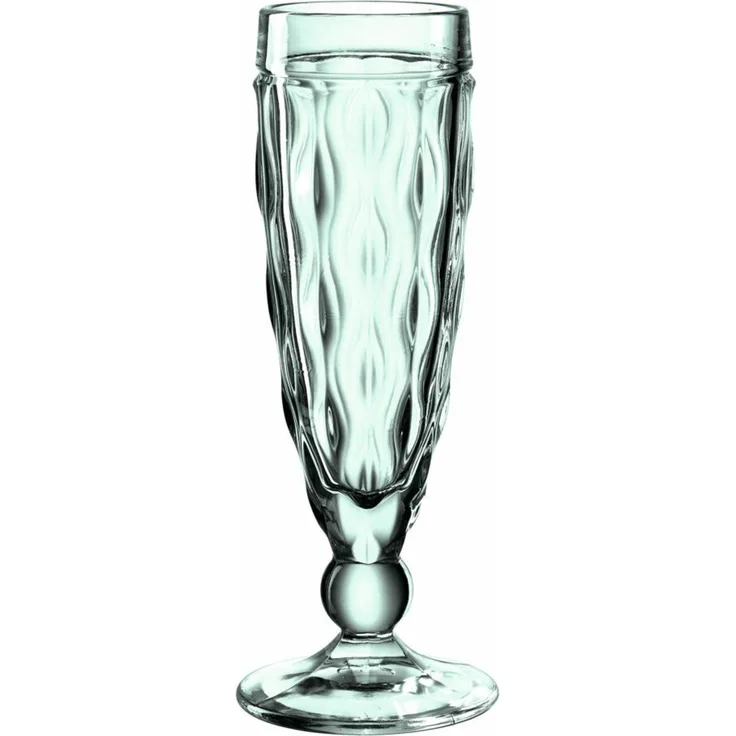 Leonardo Sektglas Brindisi, Sektflöte, Sektkelch, Kalk-Natron Glas, grün, 140 ml, 021608