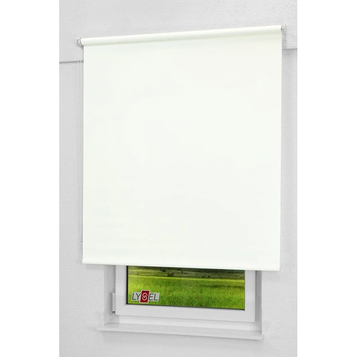 Lysel - Qualitätsrollo Tageslicht weiß, (B x H) 163x275 cm in weiß – Bild 1