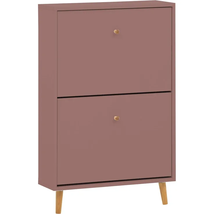 Schildmeyer Bjarne Schuhschrank 160906, Mauve, 59,8 x 19,5 x 92,2 cm, platzsparend durch geringe Tiefe