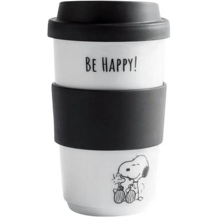 KAHLA Coffee-to-go-Becher fillit Becher 0,40 l Peanuts + Trinkdeckel, Porzellan, einwandig, Made in Germany – Bild 4