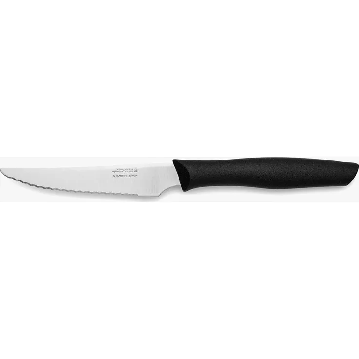 Arcos 188100 Steakmesser, Acier_inoxydable, Schwarz, 70 mm