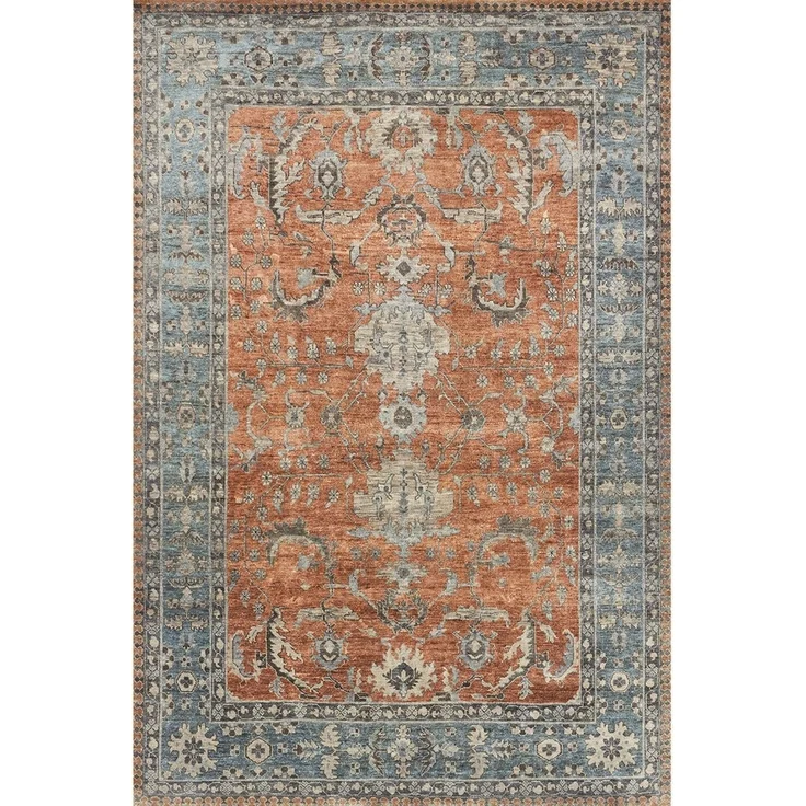 Bamyum Teppich Soliel Teppich mit Chenille-Druck, Waschbarer, Antibakteriell Teppich – Bild 1