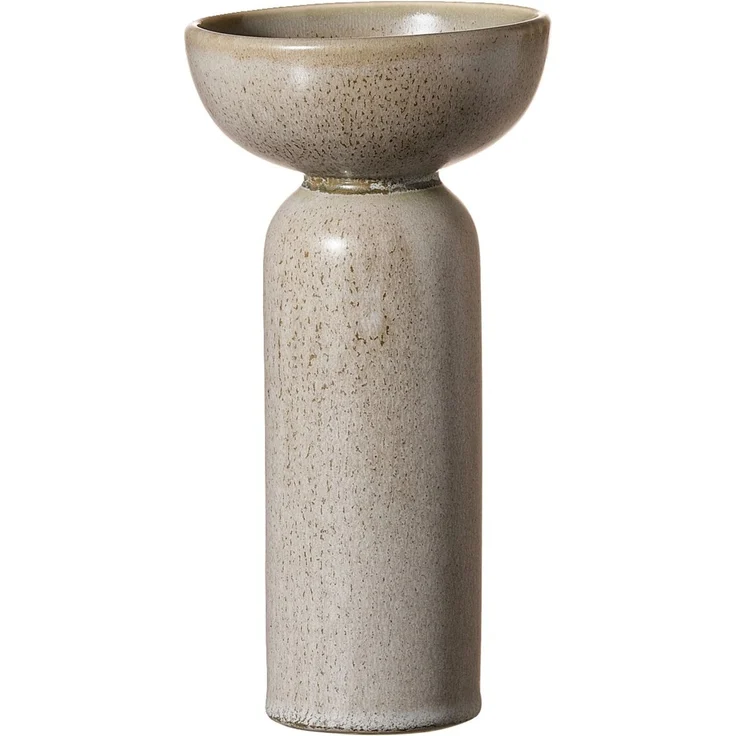 Ritzenhoff & Breker 'IMPERIA' Vase, Steingut grau, 11.2 x 22.5 x 11.2 cm – Bild 1