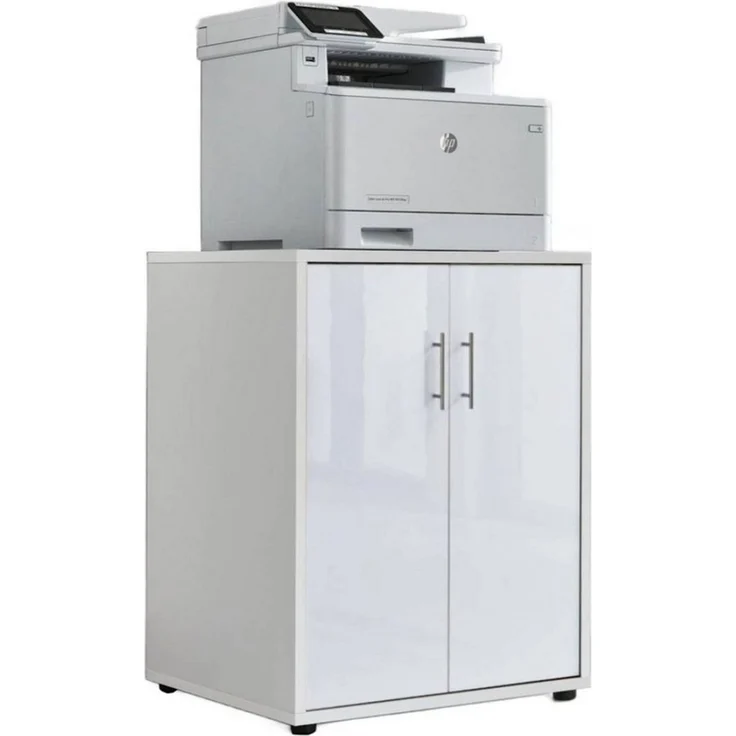 BMG Möbel Aktenschrank Druckerschrank Office Edition (große Oberplatte auch für Office Drucker geeignet) Höhe 74 cm, optimale Ergänzung zu Schreibtischen – Bild 1