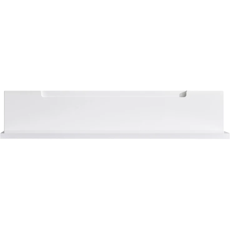 Wandboard >Spice< in Weiß / Weiß Hochglanz - 90x19x17 (BxHxT) – Bild 2