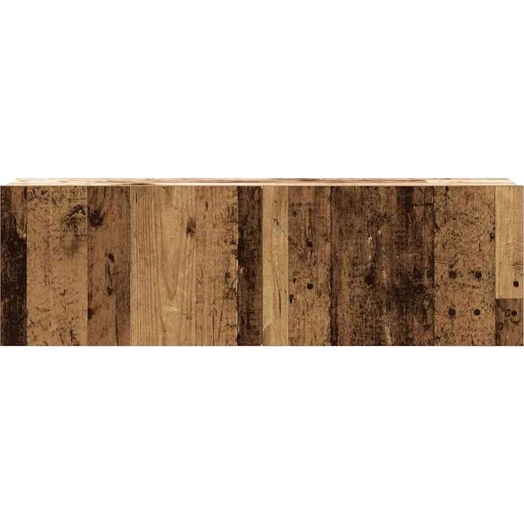 vidaXL 5-tlg. TV-Schrank-Set Wandmontage Altholz-Optik Holzwerkstoff 3328999 – Bild 4