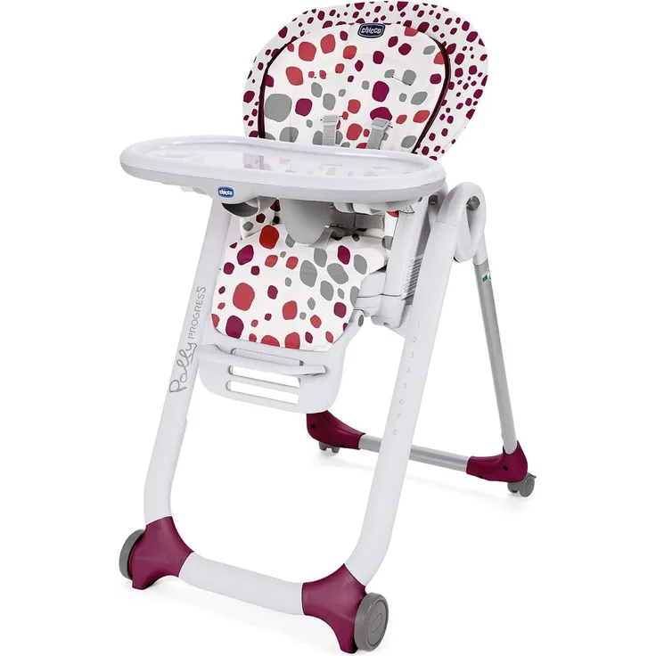 Chicco 'Polly Progres 5' Hochstuhl weiß / rot