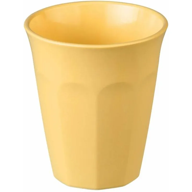 Koziol Becher Nora M, Trinkbecher, Kunststoff, Strong Yellow, 300 ml, 8061724