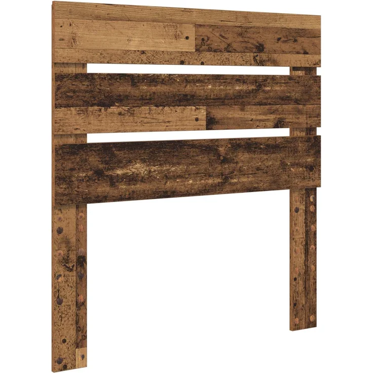 vidaXL Bettrahmen Altholz 75 x 190 cm Massives Kiefernholz 3411806 – Bild 5