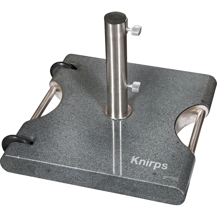 Knirps Trolley-Granitsockel mit Rollen, 50 kg, für Sonnenschirme bis Ø 350 cm