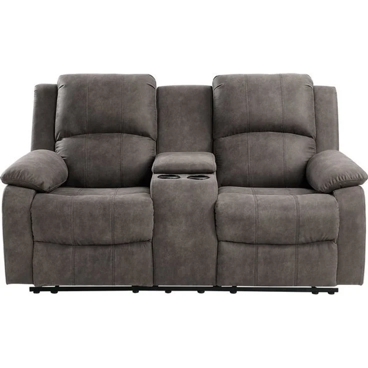 ATLANTIC home collection 2-Sitzer Cicero, mit Relaxfunktion, Federkern und Getränkehalter – Bild 4