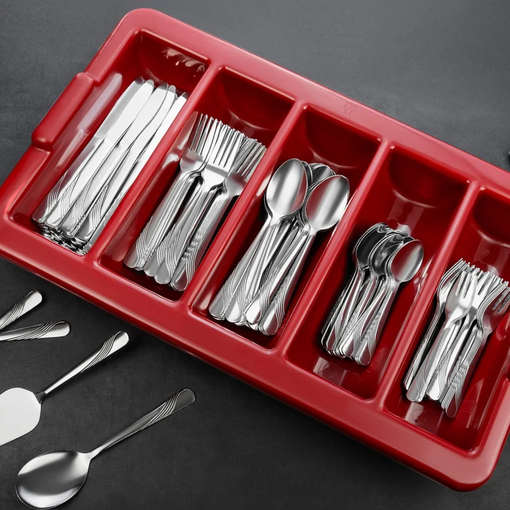 Besteckkasten 155-teilig aus Edelstahl, Besteckserie RÜGEN – Bild 4
