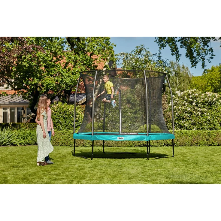 Salta 'Comfort Edition' Trampolin mit Sicherheitsnetz, Grün, Ø 305 cm – Bild 6