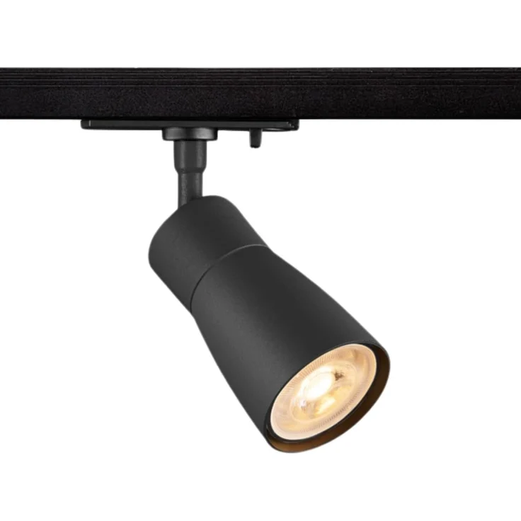 SLV PURI 2.0 Dome, 1~ Spot, GU10, 1x max. 6W, schwarz - Leuchten mit 1 Phasen Adapter – Bild 1