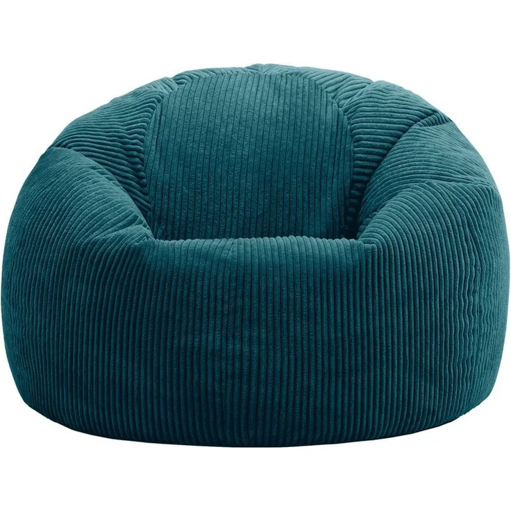 icon Klassischer Sitzsack „Kingston“, Cord, Groß, Sitzsäcke für das Wohnzimmer, Schlafzimmer, Sitzsack-Sessel für Erwachsene – Bild 4
