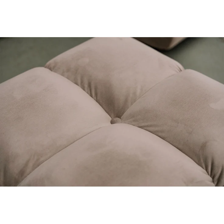 KAWOLA Sessel VIVIEN Drehsessel Velvet sand 85 x 108 x 112 cm – Bild 4