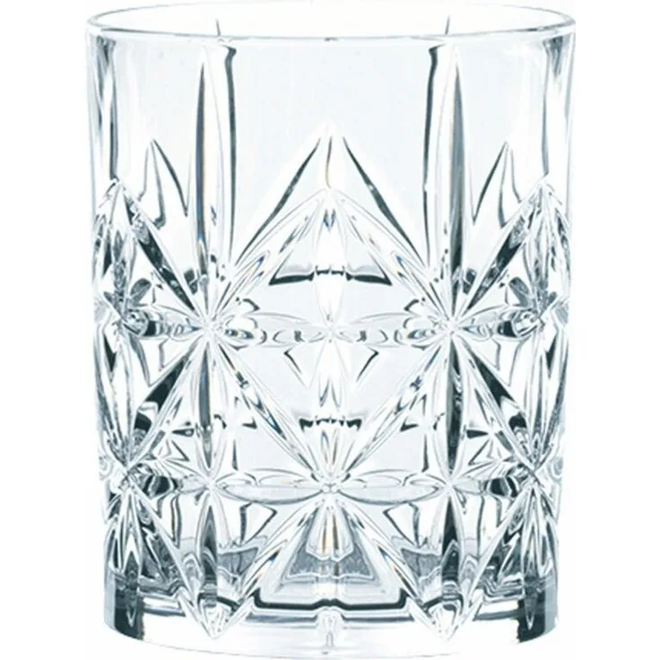 Riedel Vivant Whisky Double Old Fashioned, 4er Set, Whiskyglas, Whiskybecher, Hochwertiges Glas, 295 ml, 0484/05