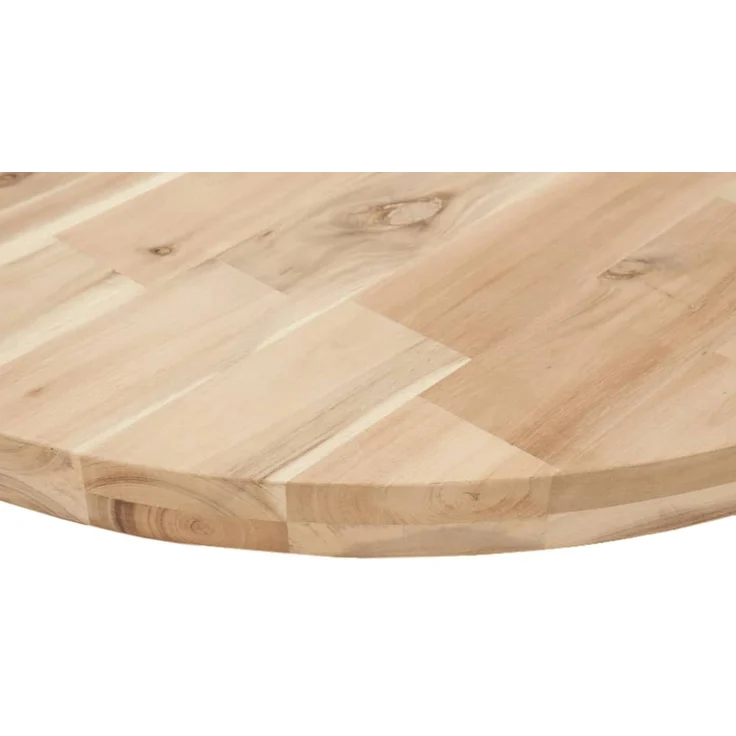 vidaXL Tischplatte Rund Ø50x4 cm Massivholz Akazie 4008689 – Bild 8