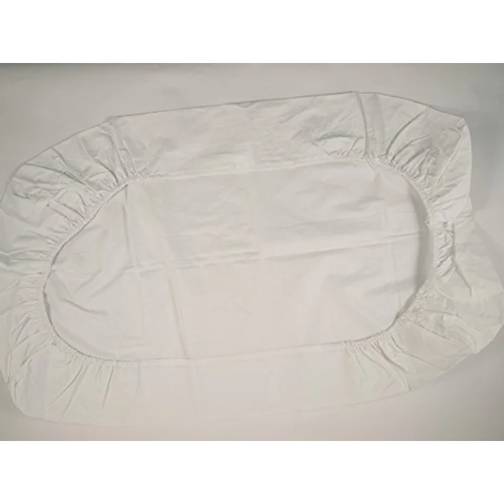 Ti Tin | 2er Packung Spannbetttücher für Kinderbett | 100% Baumwolle in Weiss | Verstellbar mit Gummizug | 50x80 cm – Bild 6