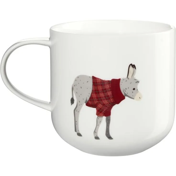 ASA Selection Henkelbecher, Donkey Xmas, L. 92mm, B. 92mm, H. 95mm