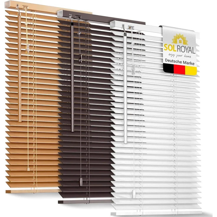 Sol Royal Jalousie, Sol Royal SolDecor Holzjalousie Weiß
