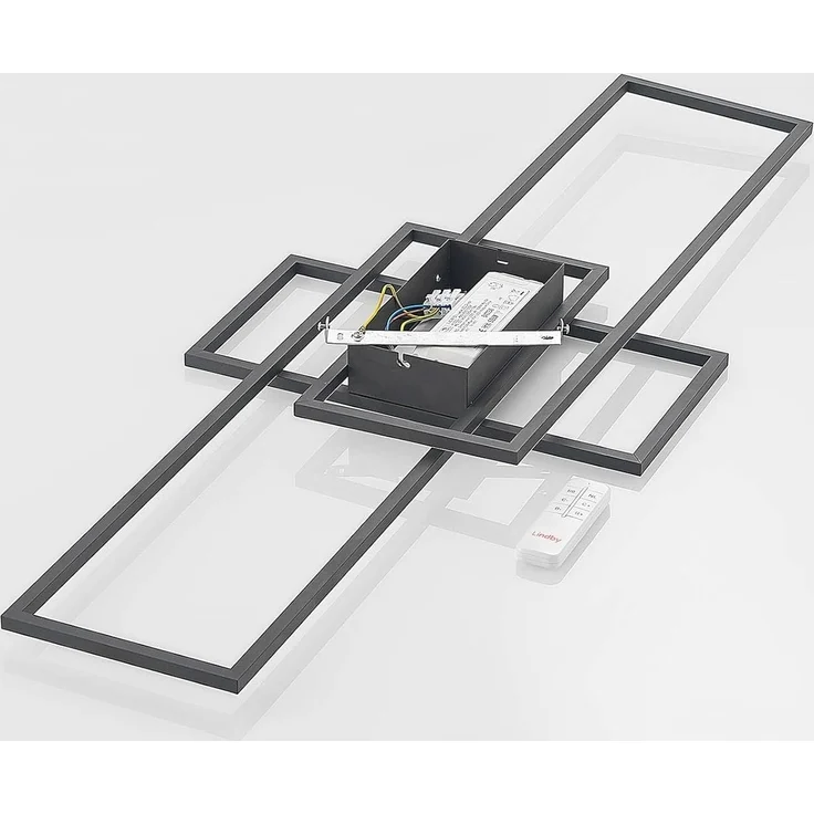 Lindby Deckenleuchten Caitilin, Enthalten, LED 52,5 W gesamt, Farbwechsel warmweiß / tageslicht – Bild 8