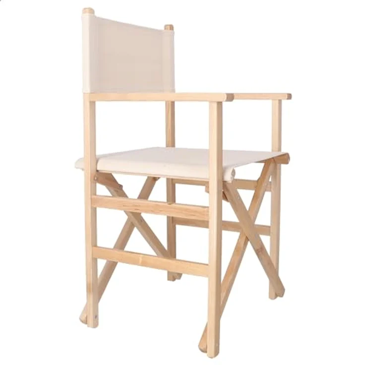 Aranaz Gerader Klappsessel aus Holz, Ecru 1032, 51 x 46 x 86 cm – Bild 6