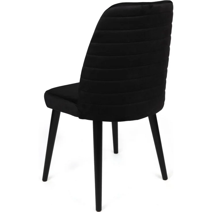 Skye Decor 'Tutku-311 V4' Stuhlset (4-teilig), Schwarz, 50 x 90 x 49 cm – Bild 3