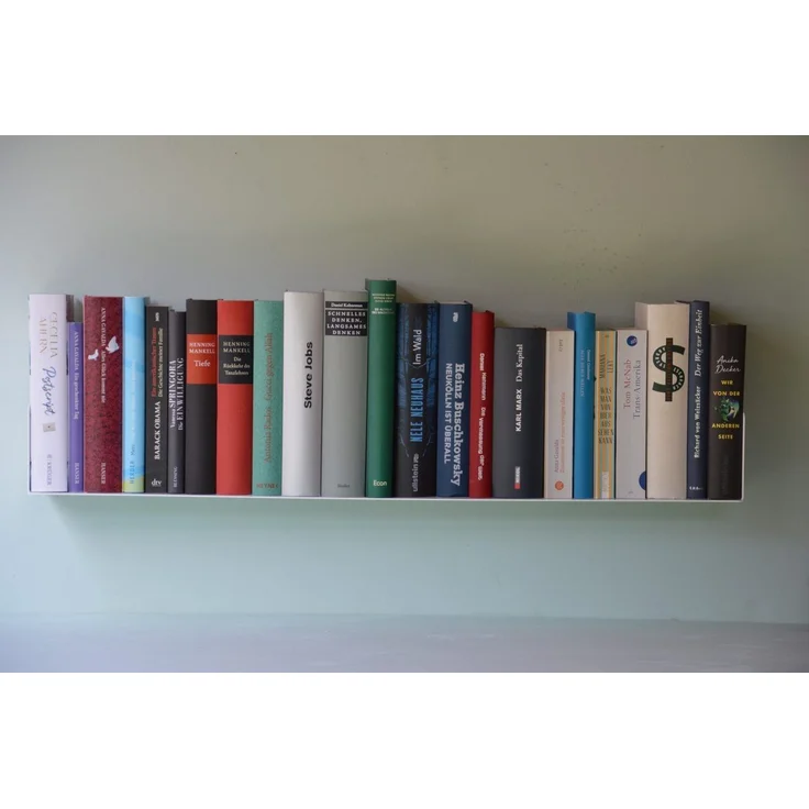 Buchregal Lyra Schwarz 80cm – Bild 7