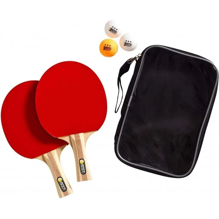Best Sporting Tischtennisset 2 Tischtennisschläger 3 Bälle und Tasche