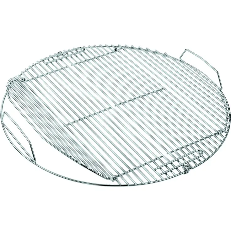 RÖSLE Grillrost, Hochwertiger Grillrost aus Edelstahl 18/0 passend für RÖSLE Grills No. 1 F50/F50 AIR, klappbar, spülmaschinengeeignet, Silber