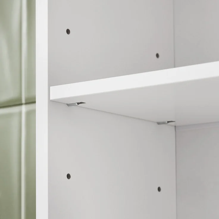SoBuy BZR165-W Badezimmer-Hochschrank, MDF, Lackiert, Weiß, 65 x 182 x 20 cm – Bild 8