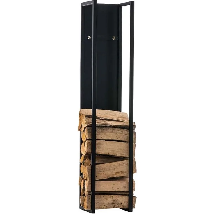 Kaminholzständer Spark 120 schwarz-matt