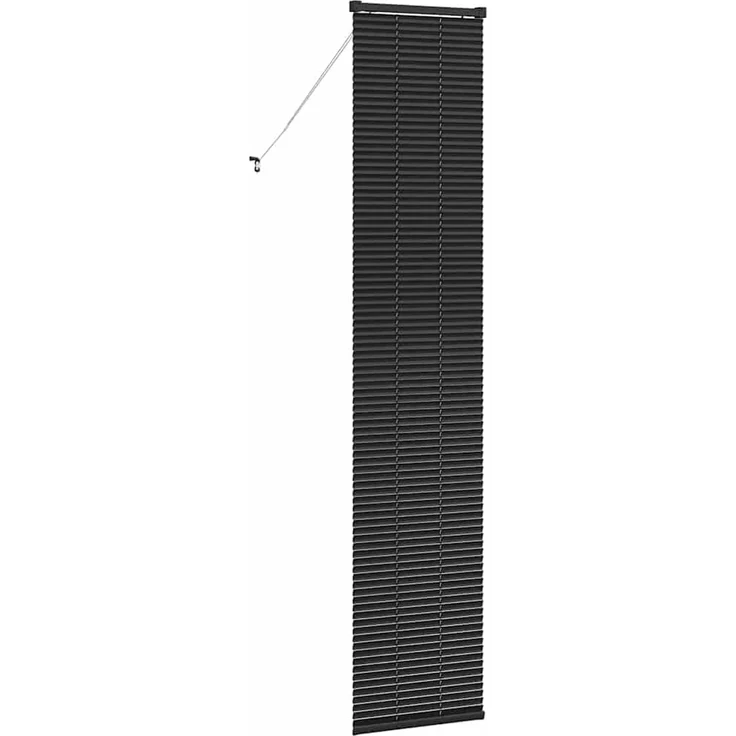 vidaXL Venezianische Jalousie Schwarz 220 x 40 cm 25 mm Aluminium 42006160 – Bild 7